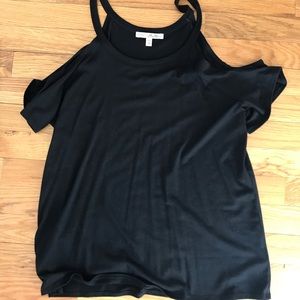 Express black cut out top